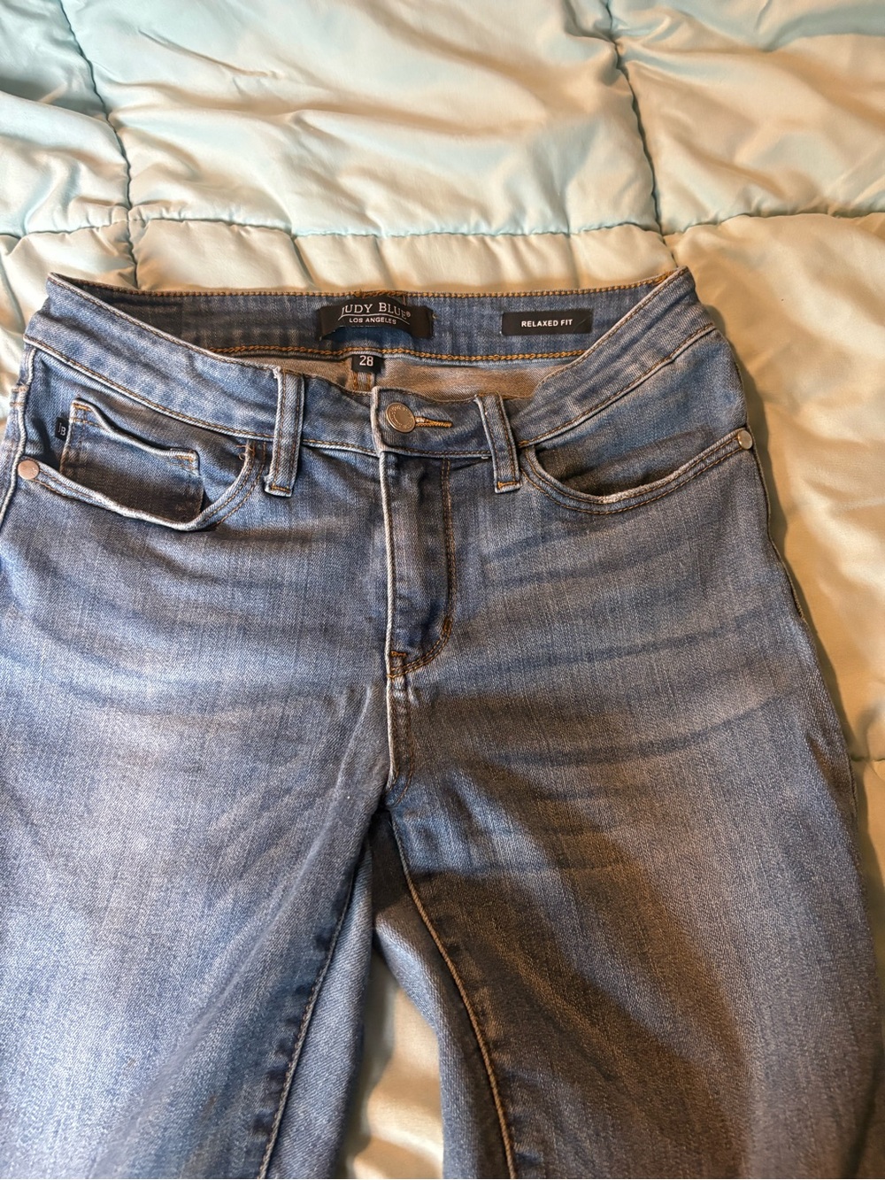 Judy Blue Light Wash Relaxed Fit Women's Jeans